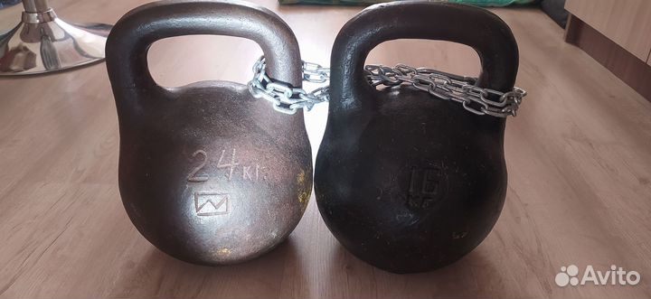 Гиря 16 кг 24кг