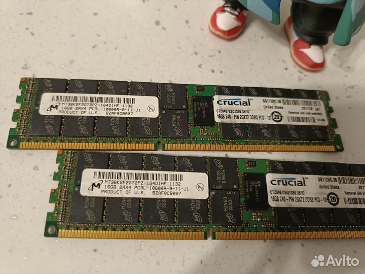 Серверная память DDR3 16Gb ECC Reg Micron