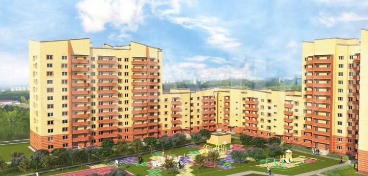 2-к. квартира, 66,7 м², 4/10 эт.