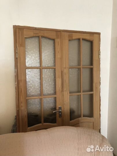 Дверь входная бу деревянная с коробкой