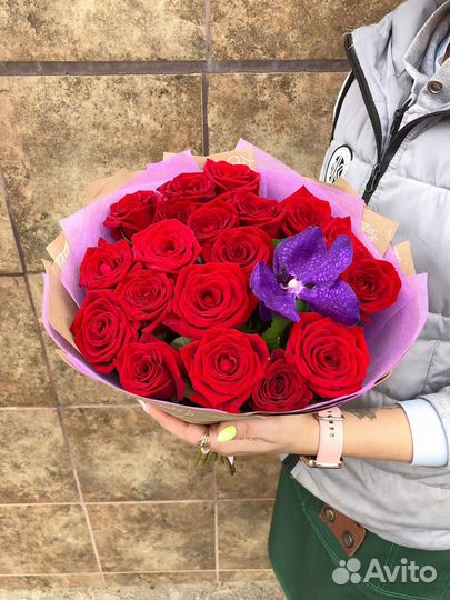 Букет роз с доставкой Краснодар