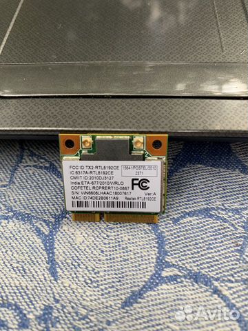 Wi-fi модуль Realtek RTL8192CE Mini PCI-E