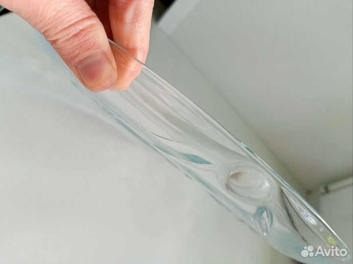 Стеклянное блюдо Perla 30см