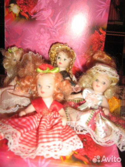 Куколки фарфоровые 7 - 9 см