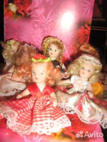 Куколки фарфоровые 7 - 9 см