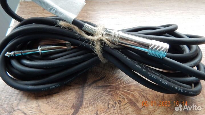 Микрофонные кабели Proel,Luxmann XLR-XLR,Jack-Jack