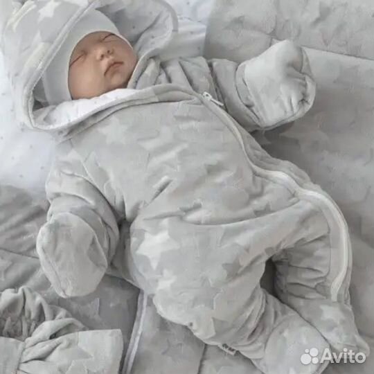 Зимний комбинезон для мальчика 56-62