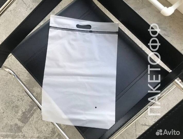 Пакет зип-лок слайдер 35*45см с ручкой 80мк KHB