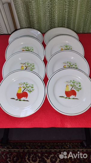 Тарелка винтаж Дулево, 1958г