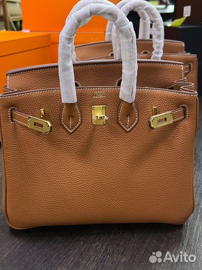 Сумка hermes birkin 25 натуральная кожа togo