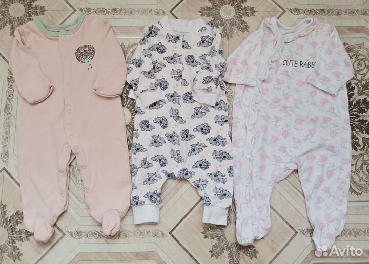 Вещи пакетом на девочку 62-68