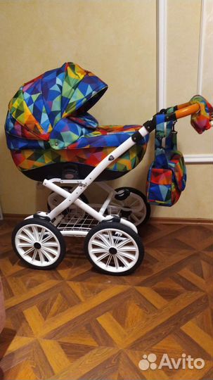 Коляска 2 в 1 Adamex Gloria Retro