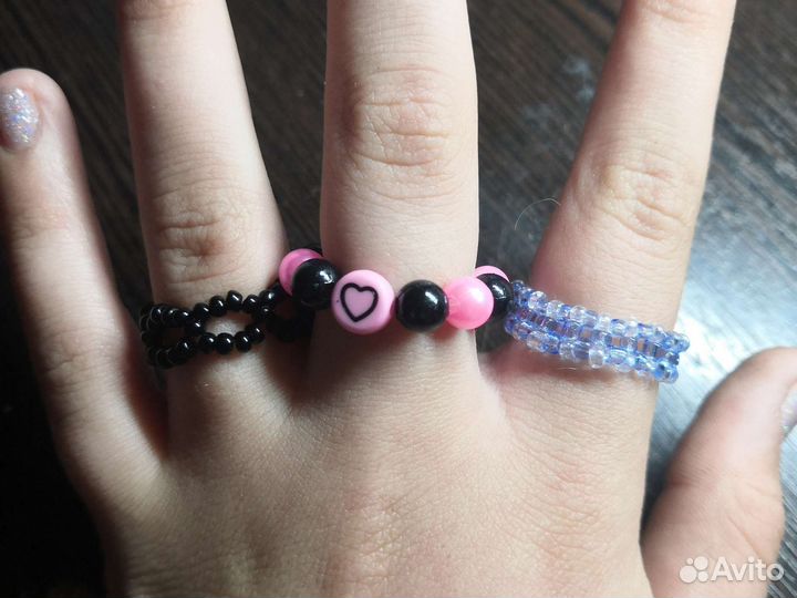 Кольцо из бисера