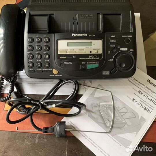 Телефон факс копир Panasonic KX-FT68 и KX-FT37