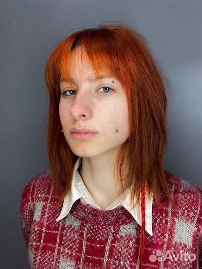 Модель на окрашивание и стрижку