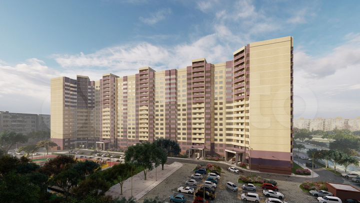 1-к. квартира, 49,1 м², 4/17 эт.