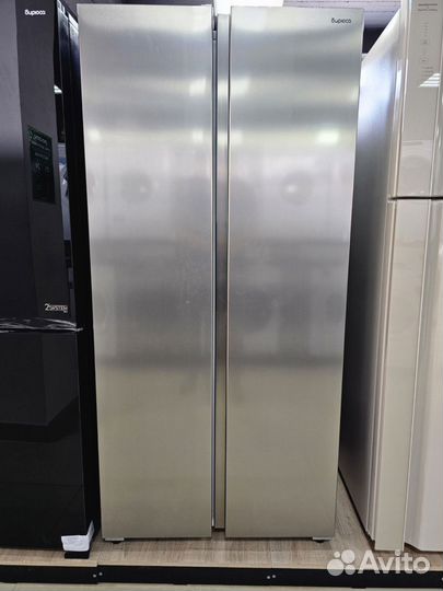 Холодильник Side by Side Бирюса SBS 460 I серый