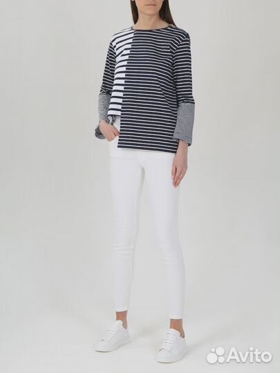 Лонгслив хлопковый в полоску Stella McCartney