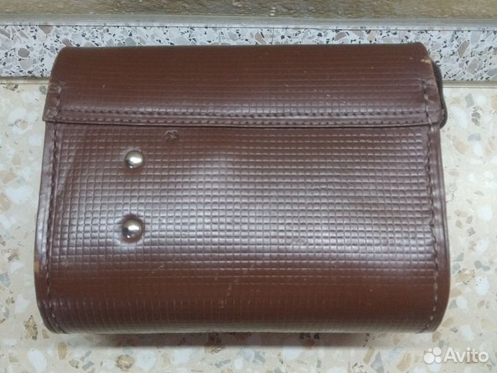 Кожаный кофр, футляр, чехол для бинокля 8х30 СССР