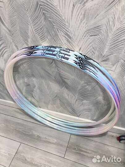 Обмотка обруча для художественной гимнастики