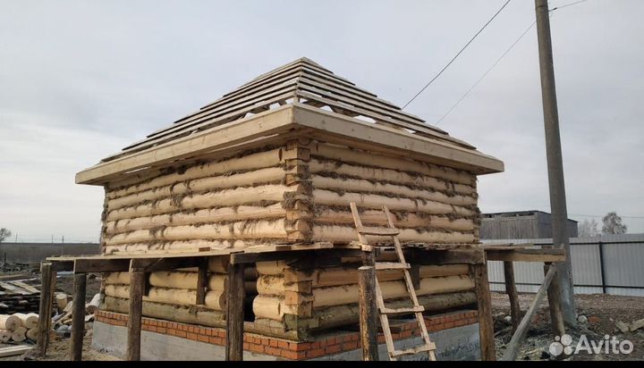 Срубы для бани из липы