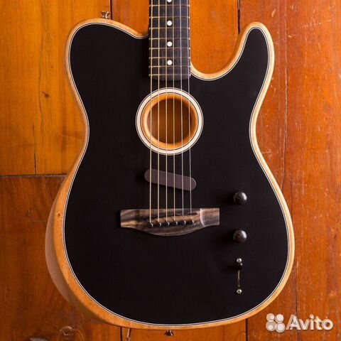 Fender American Acoustasonic Telecaster Black