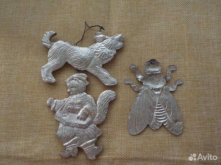 Елочные игрушки картонаж СССР с 30-х гг пополняема