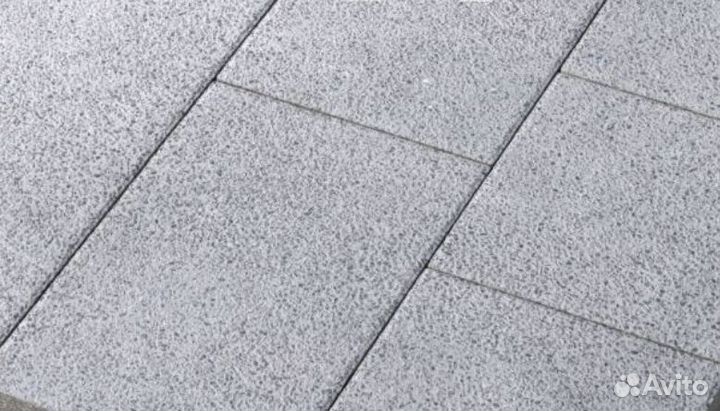 Тротуарная плитка белый гранит