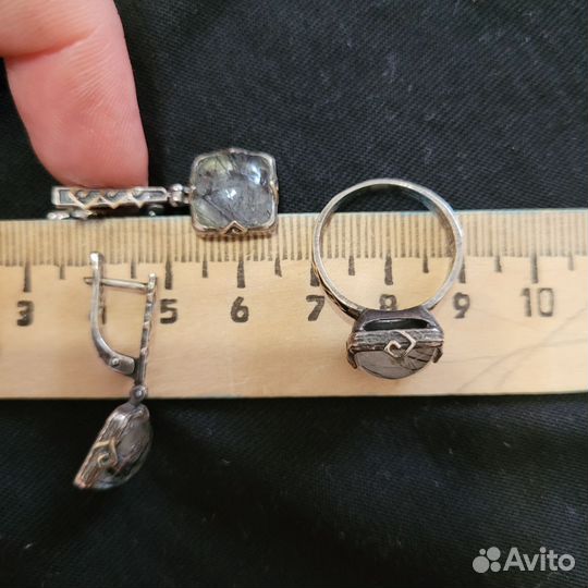 Серьги серебро 925 Eteri