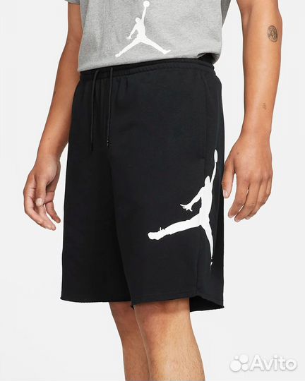 Шорты Jordan Air Jumpman Logo Pour Homme Black