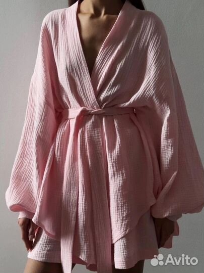 Костюм из муслина кимоно