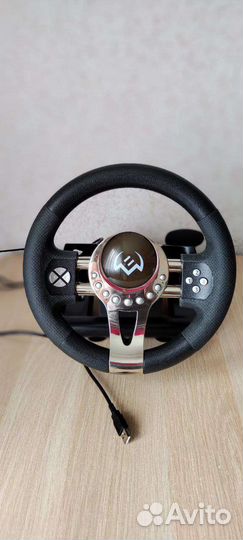 Игровой руль с педалями и коробкой передач GC-W700