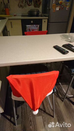 Новогодние шапки для стульев