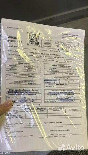 Путевые листы