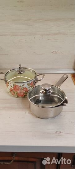 Бронь до 18.09 Кастрюля Agness, ковш Gipfel