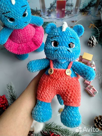 Дракоша плюшевый