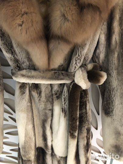 Шуба норковая Греция с соболем