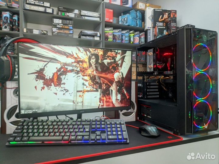 Игровой пк под заказ Core i5-12400F + RTX 3070 8Gb