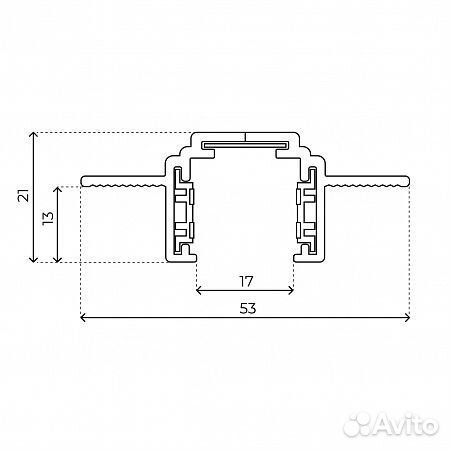 Магнитный шинопровод ультратонкий