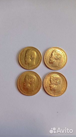 Золото, 5 рублей