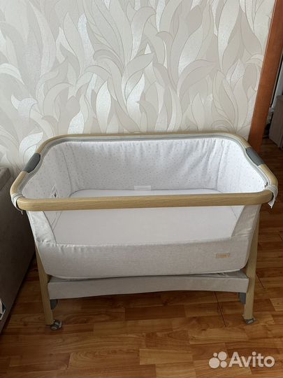 Детская кроватка Колыбель Tutti Bambini с колесами