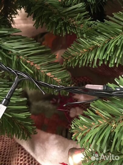 Елка искусственная, б/у, 2,3 метра