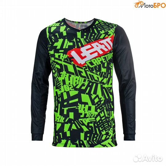 Костюм джерси + штаны Leatt 3.5 черный-зелёный