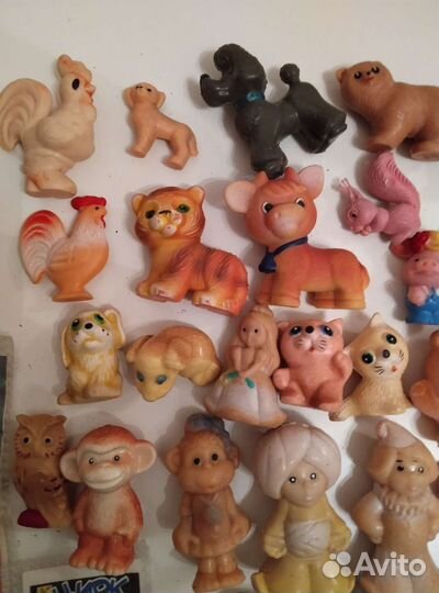 Игрушки резиновые и фигурки ккерамика