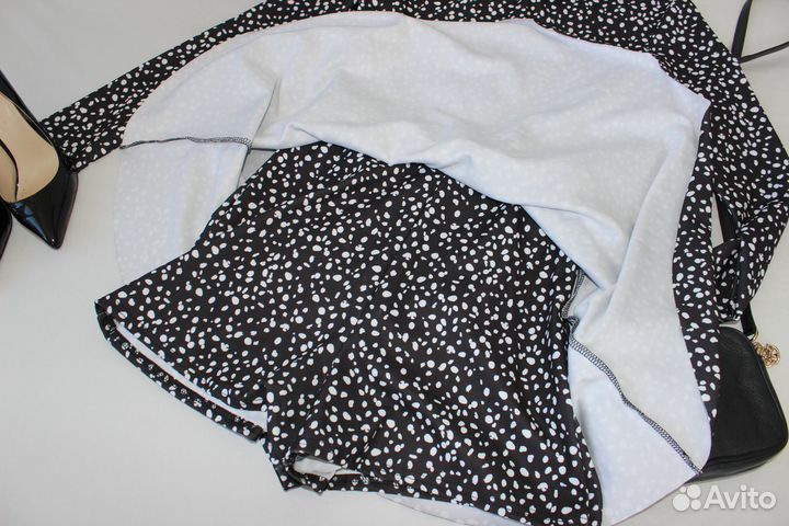 Комбинезон платье в горох Missguided M 44-46