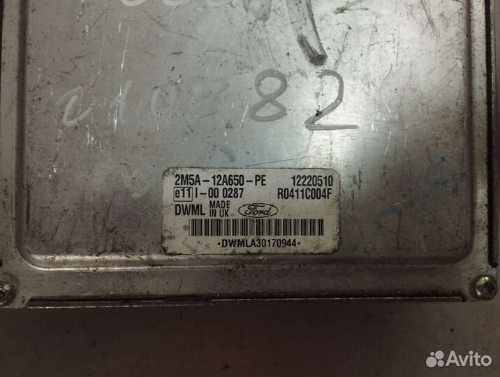 Блок управления двигателем ford focus 1 1.8 2m5a12a650pe. 12220510. r0411c004f