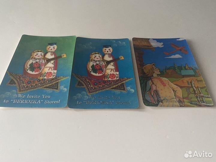 Календарики советские