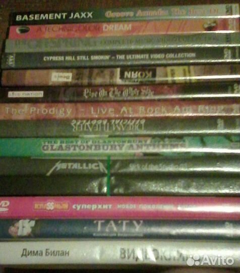 Музыка на CD/Музыка на Mpeg3/Музыка на DVD/список