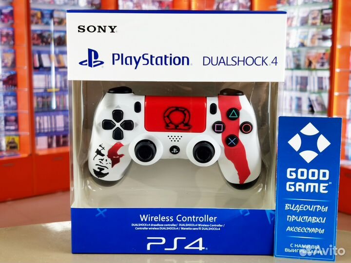 PS4 Геймпад. ver.2. God of War. Новый