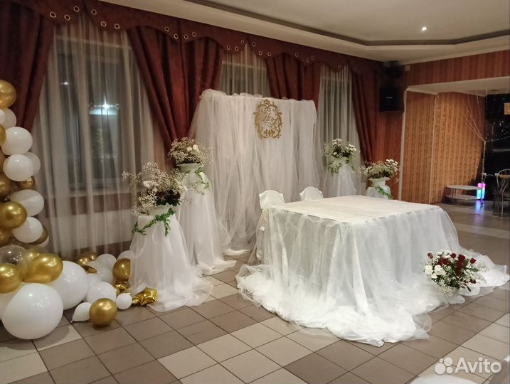 Свадебные украшения для зала